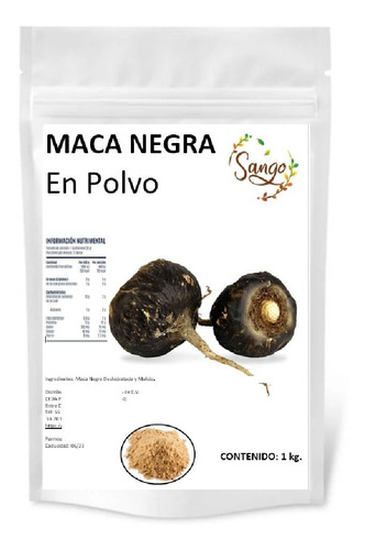 Imagen 1 de 1 de 1 Kg De Maca Negra En Polvo Peruana