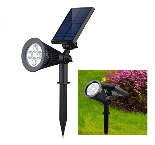 Reflector Led Solar Estaca Luz Fotocelula Sensor Jardin 8 Hs