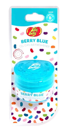 Pack 2u Aromatizante Jelly Belly Gel Can - Berry Blue