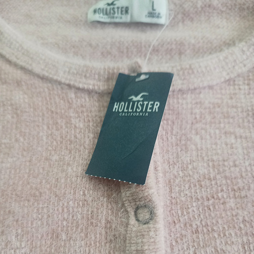 Sweater Hollister Corto Talle L Oversized (Usado)