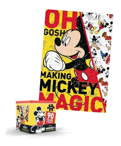 Rompecabezas 250 Piezas Mickey Estuche Lata