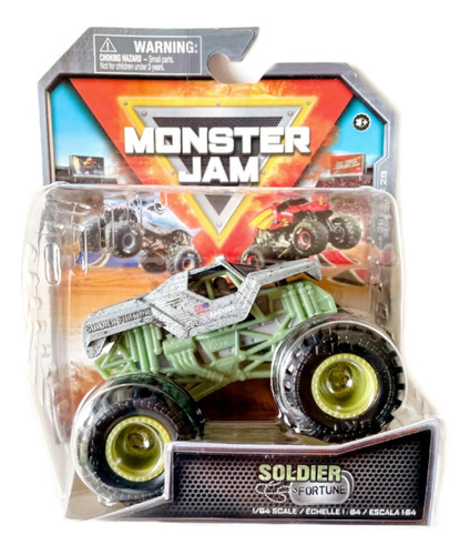 Monster Jam Vehículo Escala 1:64 Serie 28 Y 29 Color Soldier Fortune