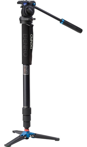 Imagem 7 de 9 de Kit Monopé Benro P/ Vídeo A38tds2 C/ Cabeça Fluido + Pés