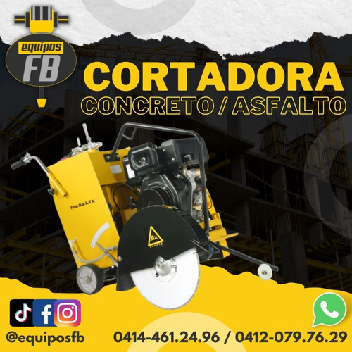 Alquiler De Cortadora De Concreto Y Asfalto Equipos Fb