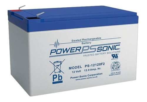 Batería De Respaldo Ul Power Sonic De 12v 12ah