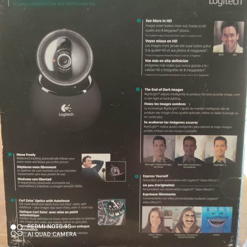 Imagen 2 de 8 de Camara Web Logitech Orbit Af