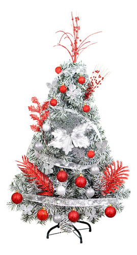 Árbol De Navidad Canadian Snow 1,20 Kit Lujo 31 Pzas  Sheshu