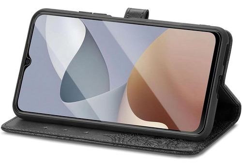 Funda Tipo Cartera Para Zte Blade A54, De Piel Sintética, Con Forma De Mandala, Magnética, Con Ranuras Para Tarjetas, Correa De Mano, Soporte