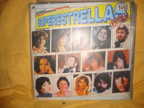 Vinilo Superestrellas Extras Marco Gieco Pagliaro Posse Cp1