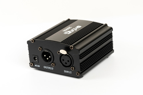 Imagen 1 de 10 de Caja Directa Phantom Power Hügel 48v Xlr Balanceada Fuente