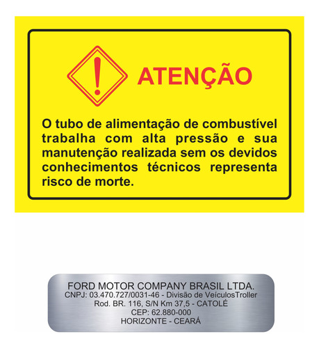 Adesivos Etiquetas De Advertência Kit Troller Advt01 Frete Grátis Fgc