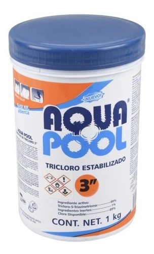 Tabletas De Cloro 3 Pulgadas 1 Kg Piscina Alberca Clorador