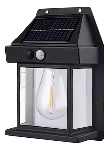 Farol Solar De Pared Con Sensor De Movimiento, Luz Cálida Pa