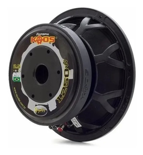 Imagen 3 de 4 de Woofer Spyder Kaos 2.5k 1250w Rms 4 Ohms Modelo Nuevo