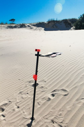Posa Caña De 1.20m Con Mesa Fl Custom Fishing - Agropesca