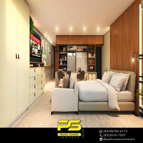 Apartamento Com 1 Dormitório À Venda, 41 M² Por R$ 196.723 - Principal De Ponta De Campina - Cabedelo/pb - Ap3061