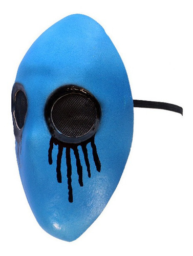 Imagen 3 de 5 de Máscara De Látex Creepypasta Blue Eyeless Halloween