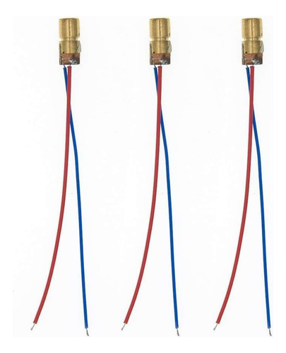 Módulo Diodo Láser Rojo De 0.6 Cm 650 Nm 5 Mw Para Arduino