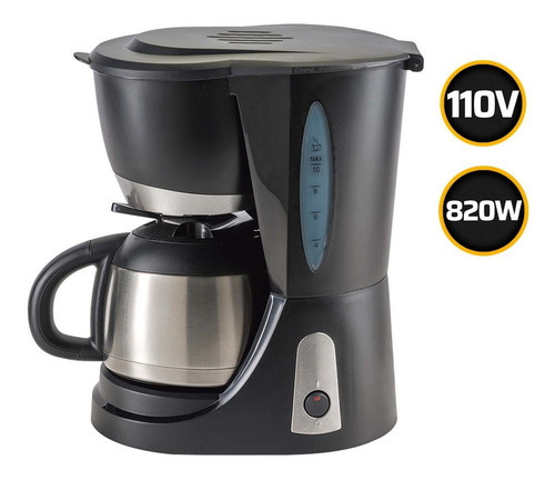 Cafeteira Agratto CET25 semi automática preta de filtro 110V
