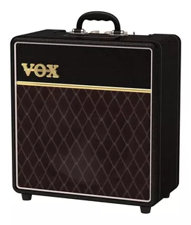 Amplificador VOX Custom Series AC4C1-12 Valvular para guitarra de 4W color negro/oro 220V