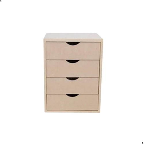 Cajonera Para Interior De Placard 5 Cajones Mdf (50 X 46 Cm)