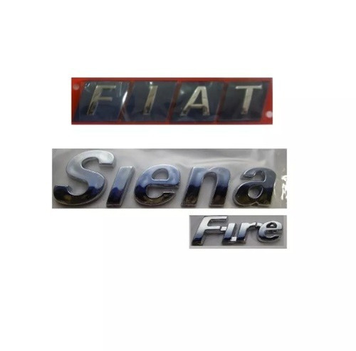 Kit Emblemas Fiat Siena Fire Para Siena Fire Promoção!!!!!