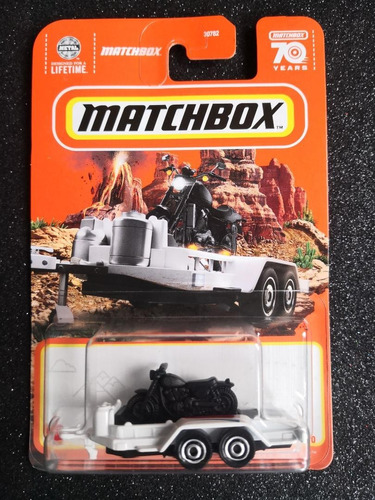 Matchbox # 63/100 - Mbx Cycle Trailer - 1/64 - Hkx13