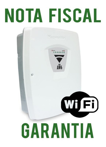 Central De Alarme Wifi 6 Setores Compatec Aw6 + Controle