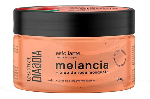 Esfoliante Melancia Com Óleo De Rosa Mosqueta Labotrat 300 G