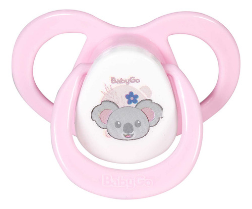 Chupeta Coala T1 Menina C/ Bico Orto Silicone De 0 A 6 Meses Estampado