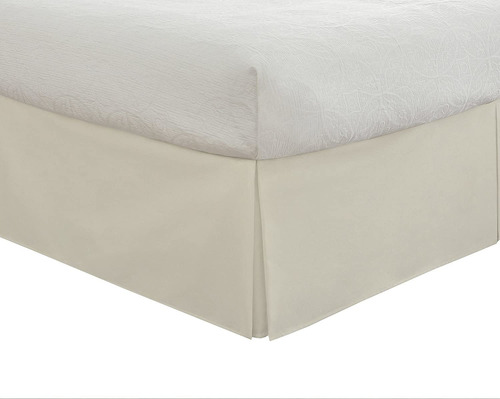 Faldón Para Cama Lux Hotel Talla Full, Caida 35.5cm Marfil