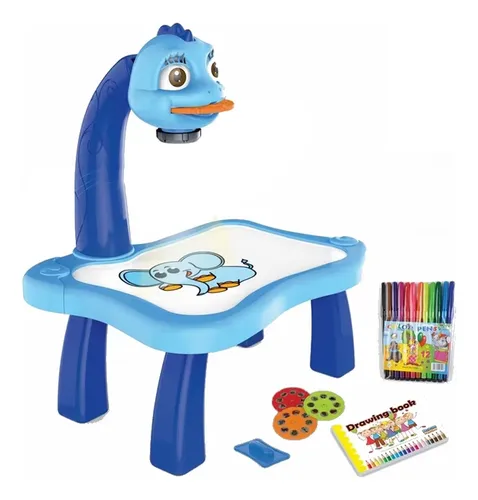 Tablero De Pintura Para Niños, Kit De Escritorio Con Proyect