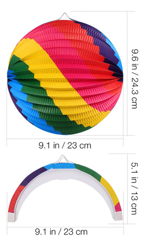 Farol Decorativo De Papel, 4 Unidades