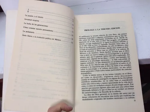 El Perfil Del Hombre Y La Cultura En México Por Samuel Ramos (Usado)