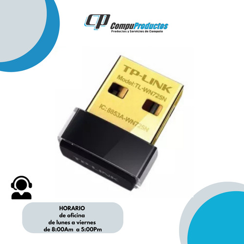 Adaptador Nano Tp-link Wireless 150 Mbps Usb 2.0 Tl-wn725n