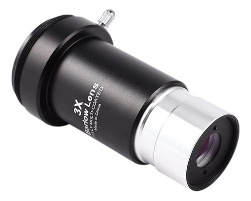 Barlow Lens 3x 1.25 Pulgadas Metal Multicapa Ocular Telescop Color