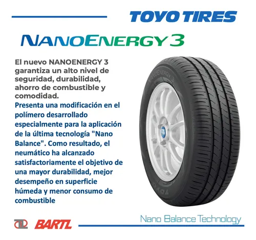Kit de 4 neumáticos Toyo Tires NanoEnergy Nano Energy 3 P 155/65R13 73 T