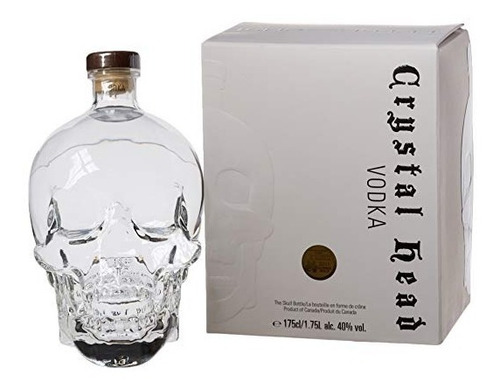 Imagen 1 de 10 de Vodka Crystal Head 1750ml Botellon En Estuche 