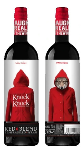 Vinho Espanhol Knock Knock Red Blend / Cx 6 Un.