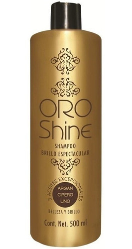 Revlon Oro Shine Shampoo Argan Cipero Lino 500ml