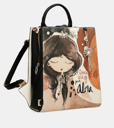 Mochila Anekke Alma Mod. 40705-273 Multicolor Temática