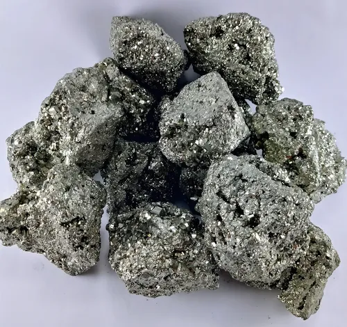 Pirita cruda, piedra semipreciosa mágica, 250 g