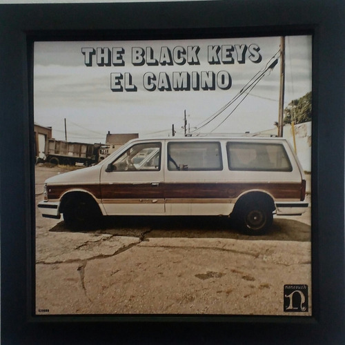 Quadro Lp The Black Keys El Camino Capa Do Disco De Vinil