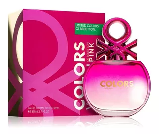 Perfume Benetton Colors Pink For Her 80 Ml - Selo Adipec