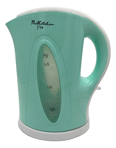 Pava Eléctrica 1,7lt Jarra Colores The Kitchen Life Color Verde Agua