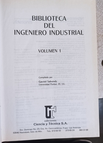 Biblioteca Del Ingeniero Industrial (7 Tomos) (Usado)