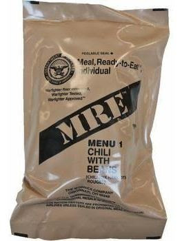 Comida Militar Sellada (5 Raciones, Tu Eliges) (Usado)