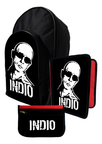 Kit Mochila+ Carpeta+ Cartu De Indio Solari  #465