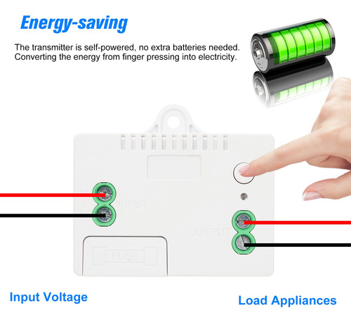 Imagen 5 de 9 de 433hmz Rf Inalámbrico Control Remoto Interruptor Módulo Y