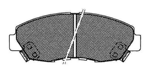 Pastilla De Freno Honda --accord 2.0 I 16v Lx - Dx - Ex 90/9